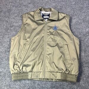 Boast USA Mens XL Fleece Lined Vest Preppy‎ Yacht Club Vintage Y2K